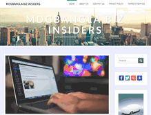 Tablet Screenshot of mdgbangla.org